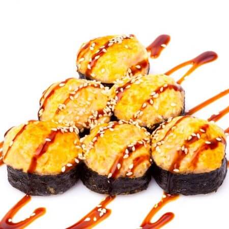 РОЛЛ ЗАПЕЧЕННЫЙ ФИШ (6 ШТ)