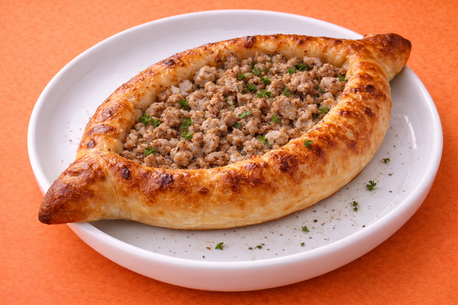 Хачапури С говядиной и свининой 