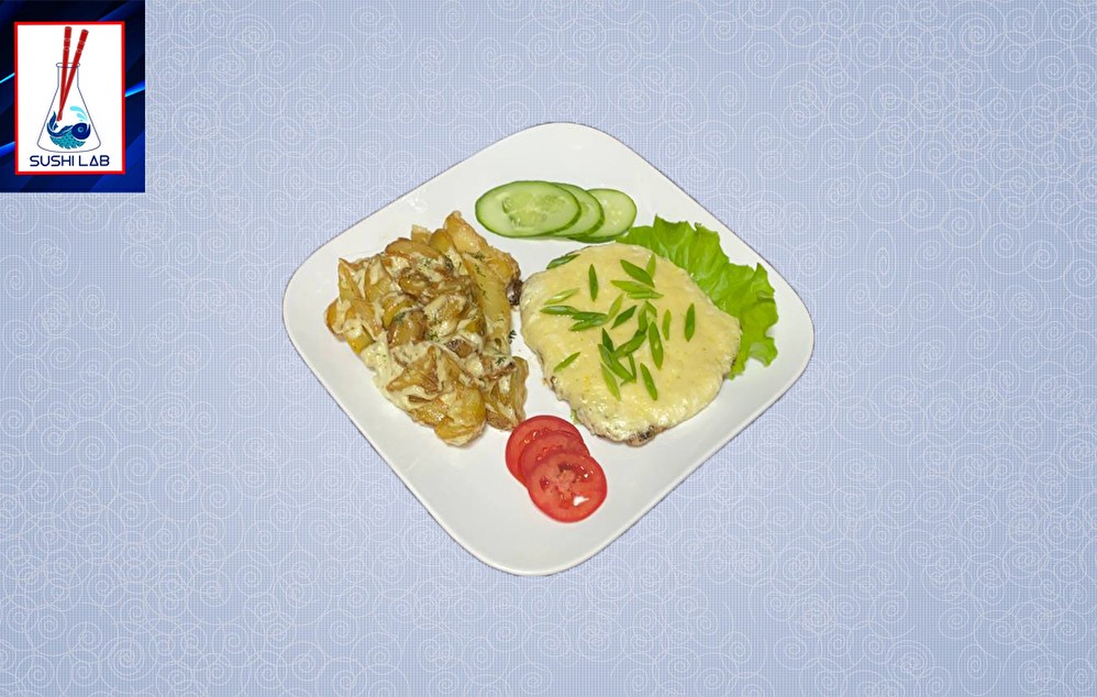 Картофель в сливочном соусе с курочкой