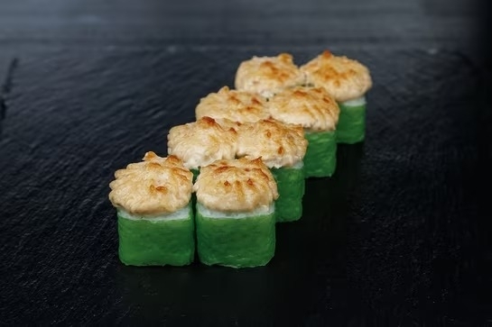 Запечённый маменори с копчёной курицей