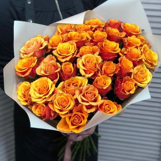 Букет роз 45 шт