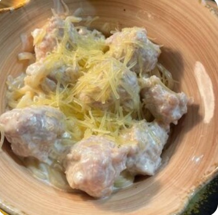 Паста с фрикадельками