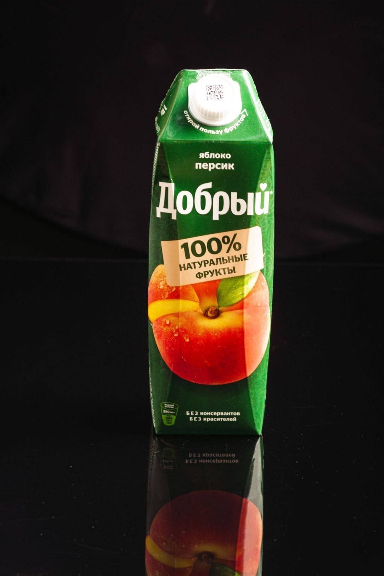 Сок Персик-яблоко 1л.