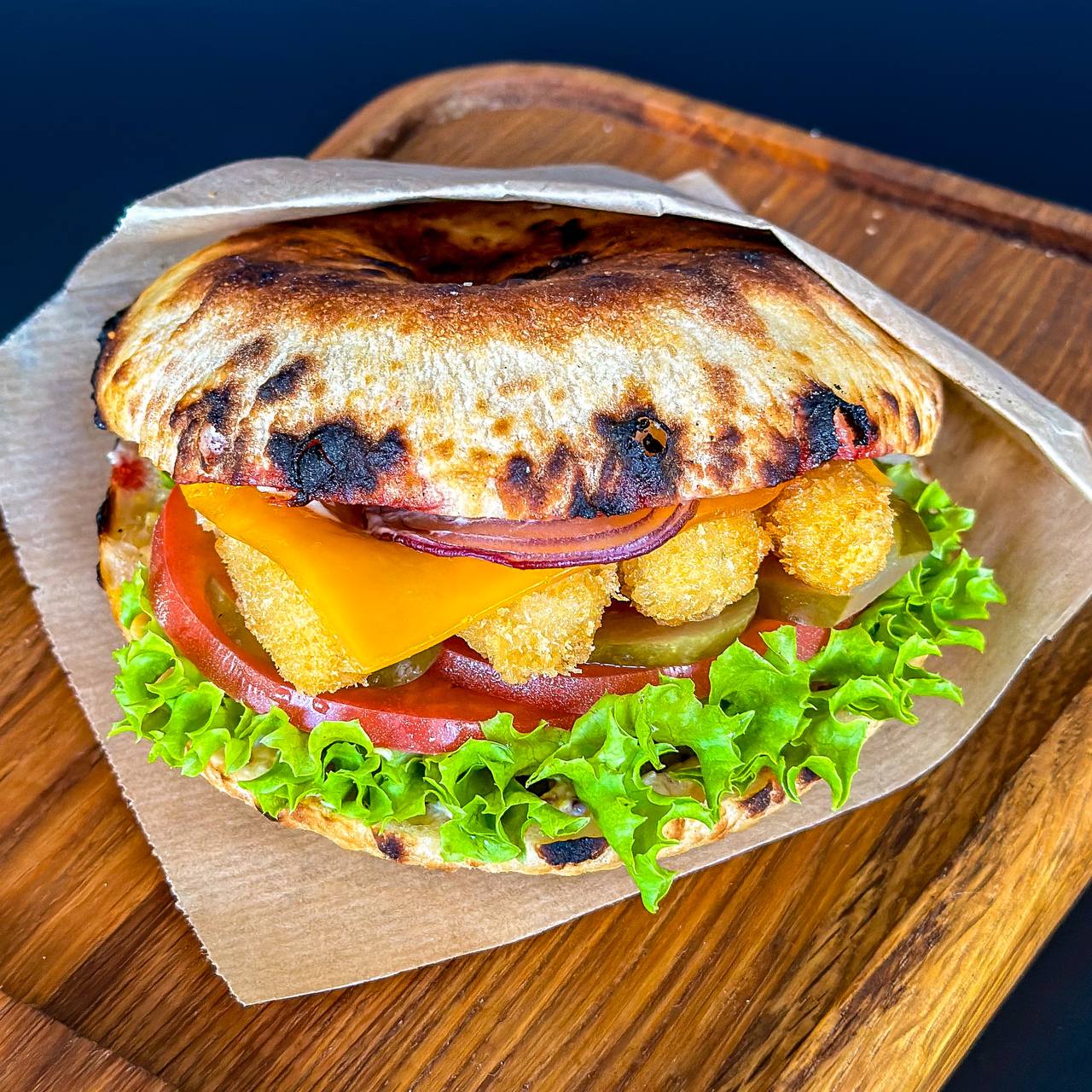 "Fish" Burger пита