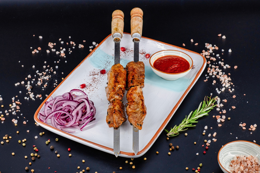 Шашлык из свиной шеи