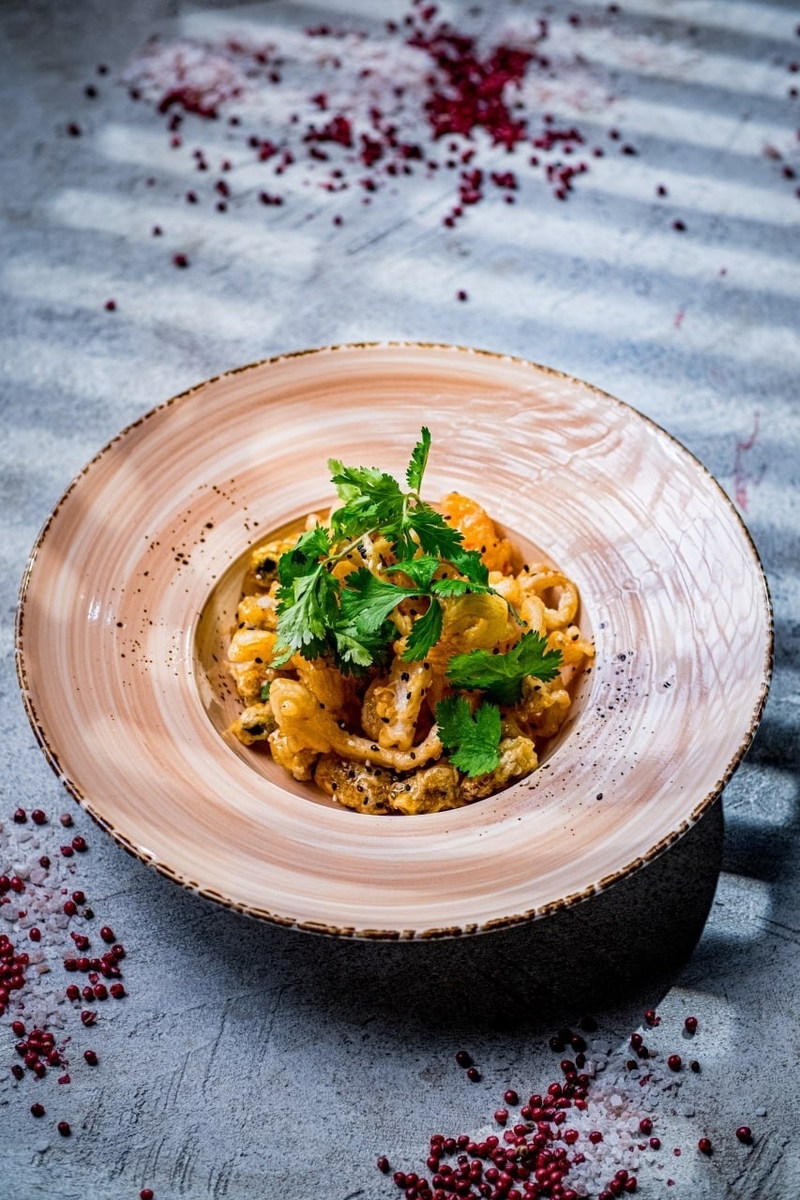 *Попкорн из морепродуктов