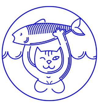 Русалочка любит суши - логотип