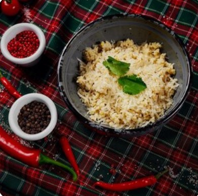 Сливочный булгур с пармезаном