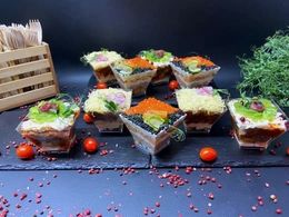 Мясные и рыбные трайфлы 18 шт