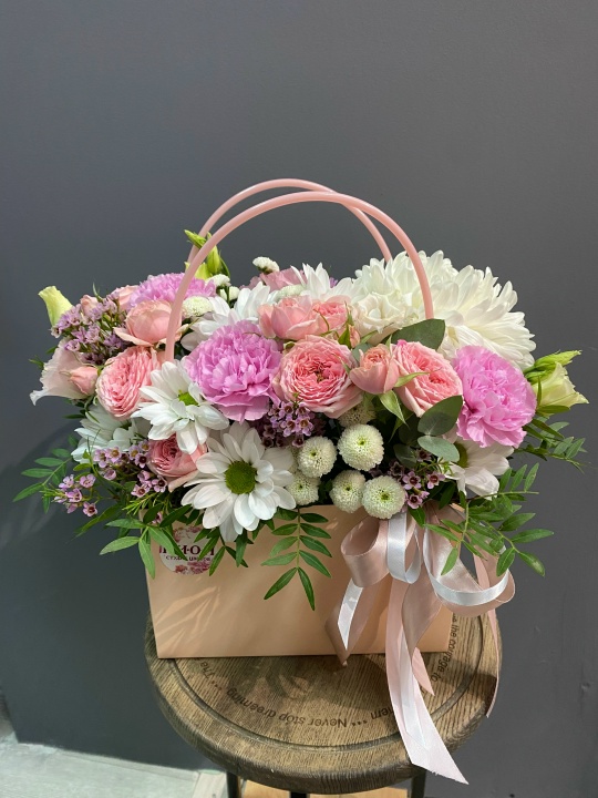 Красивая сумочка с цветами