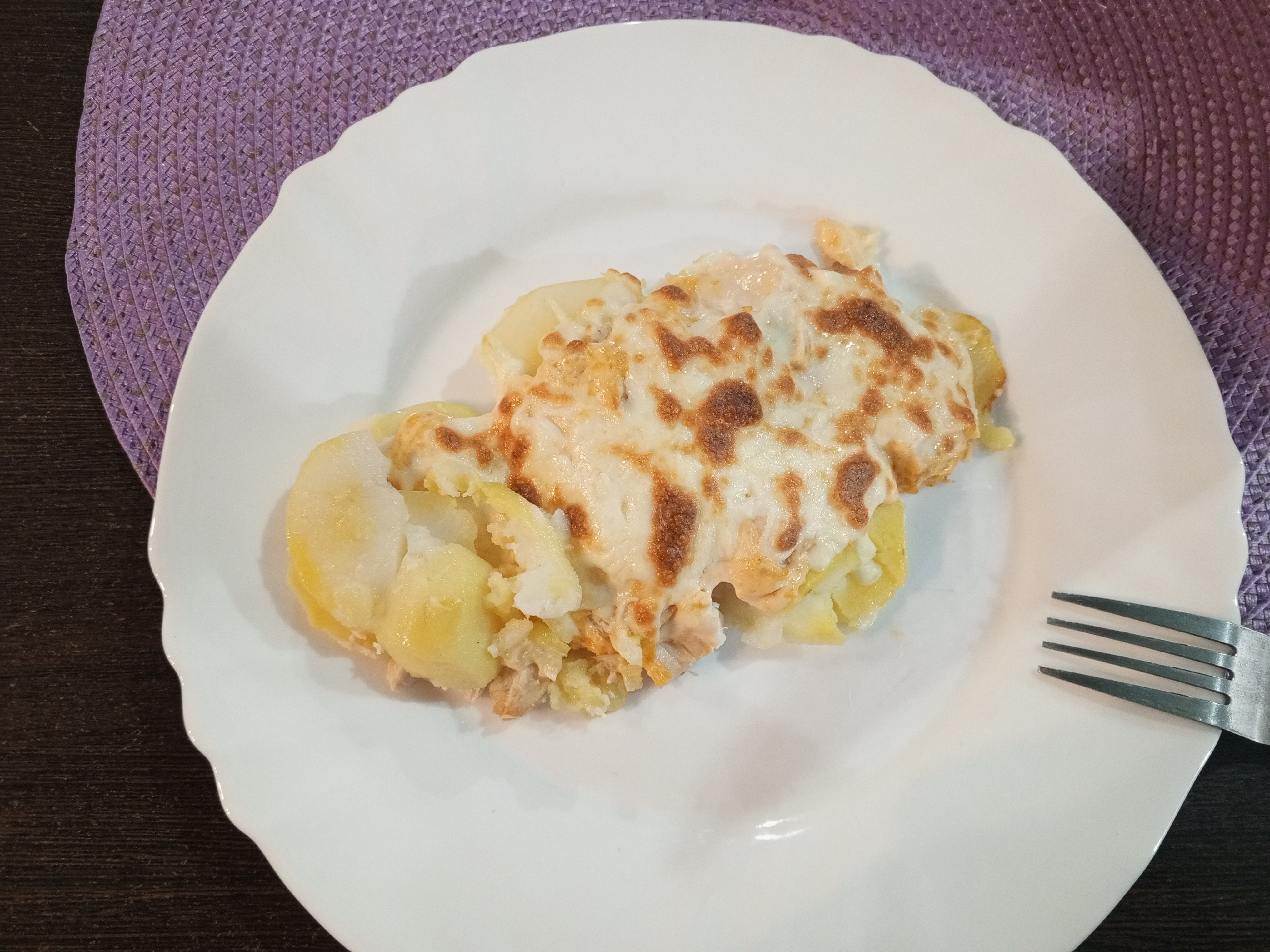 Картофель запечённый с сыром