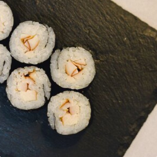 Мини-ролл с копченой курицей