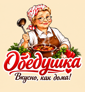 Обедушка - логотип