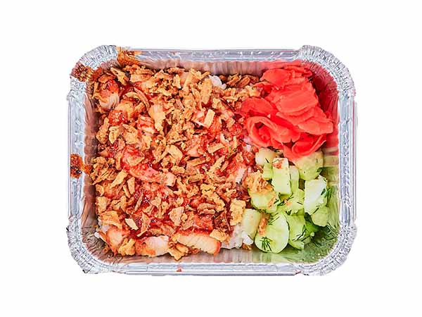 Тяхан с курицей