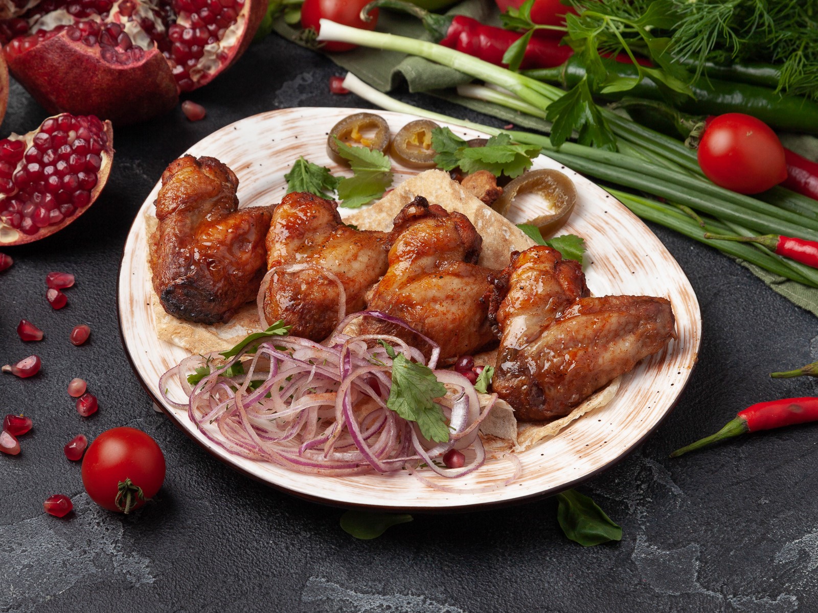 Крылышки куриные в тандыре 250г