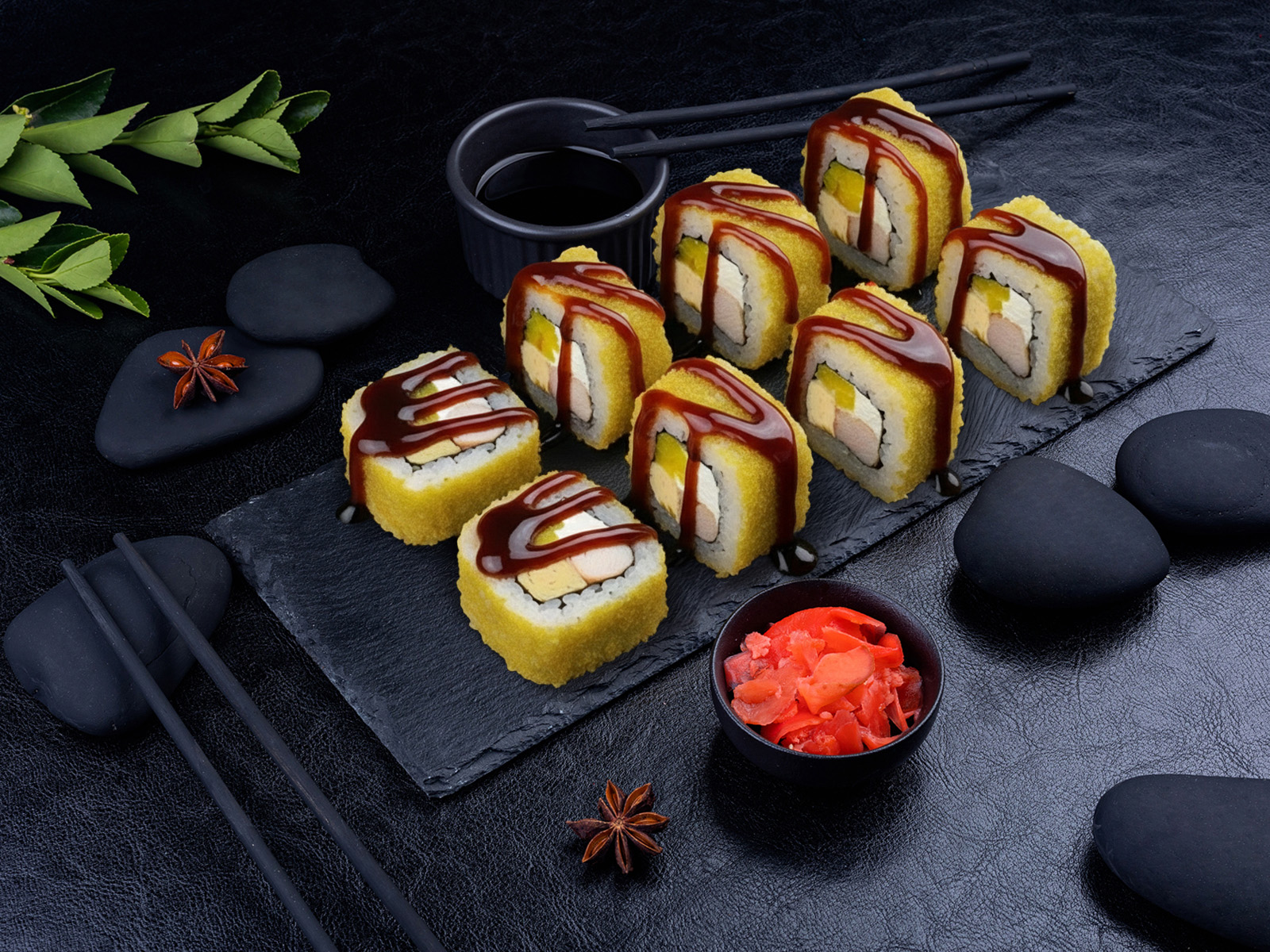 Жареный ролл Марио