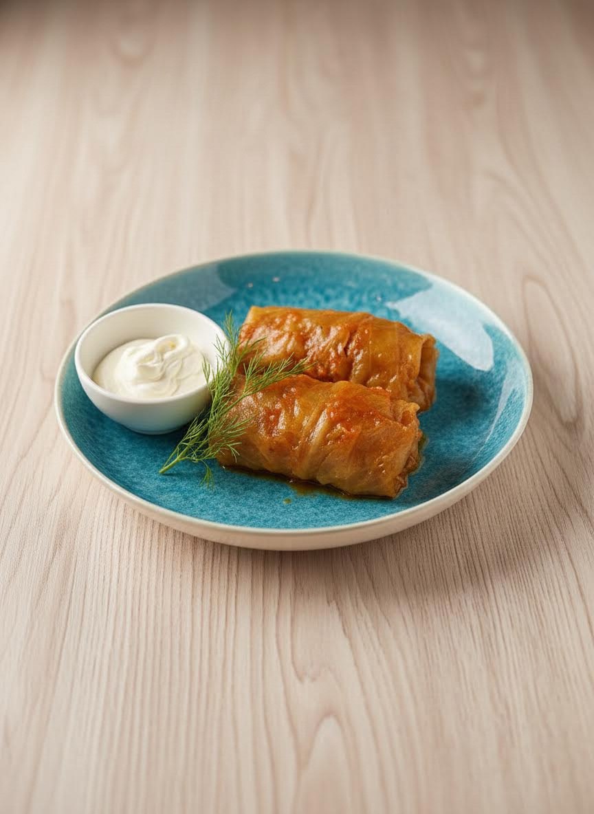 Голубцы со сметаной