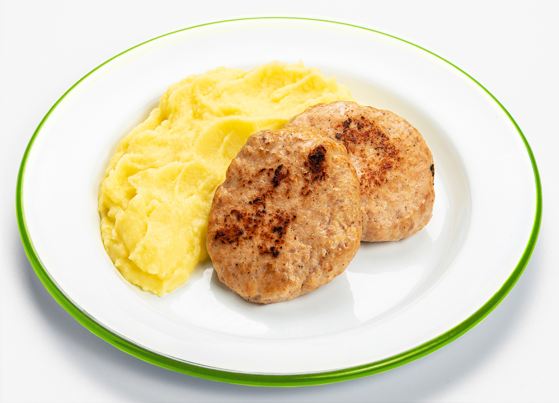 Котлеты из индейки с пюре