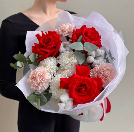 Букет для девушки на день рождения