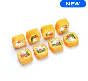 Тортилья темпура с лососем