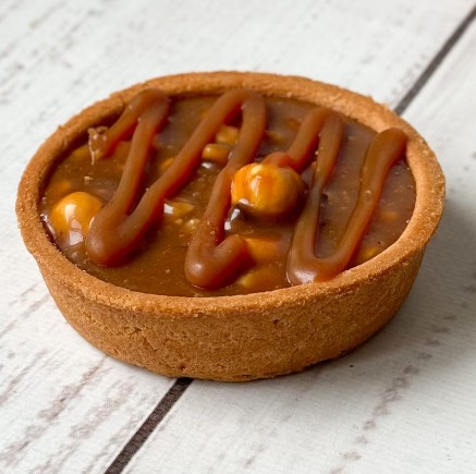 Тарталетка карамельно-ореховая