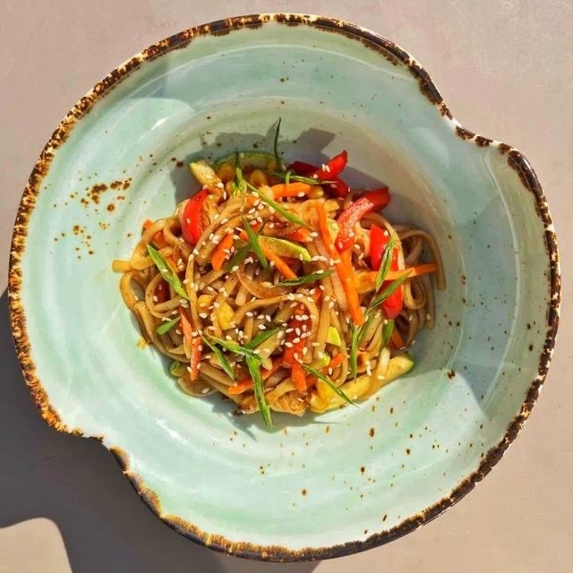 Удон с овощами