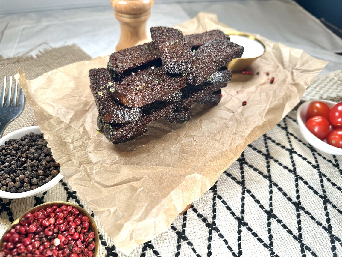 Гренки чесночные