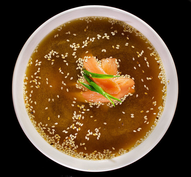 Мисо с лососем