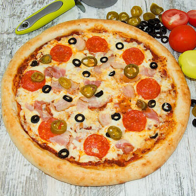 Пицца Мясной МИКС 650гр/31см