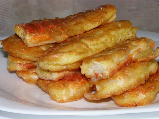 Семга в кляре