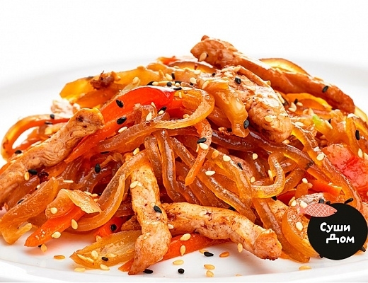 Харусаме с курицей