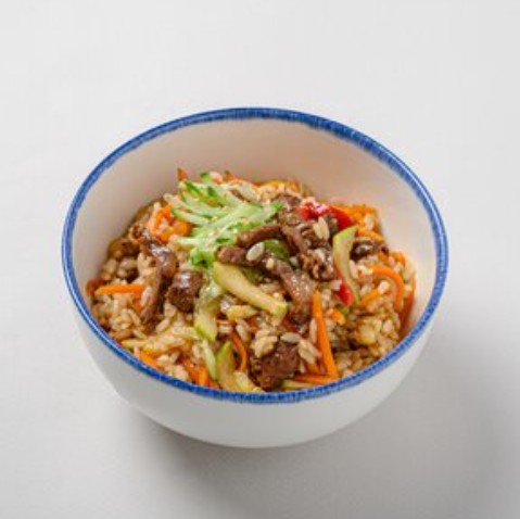 Говядина Wok с рисом