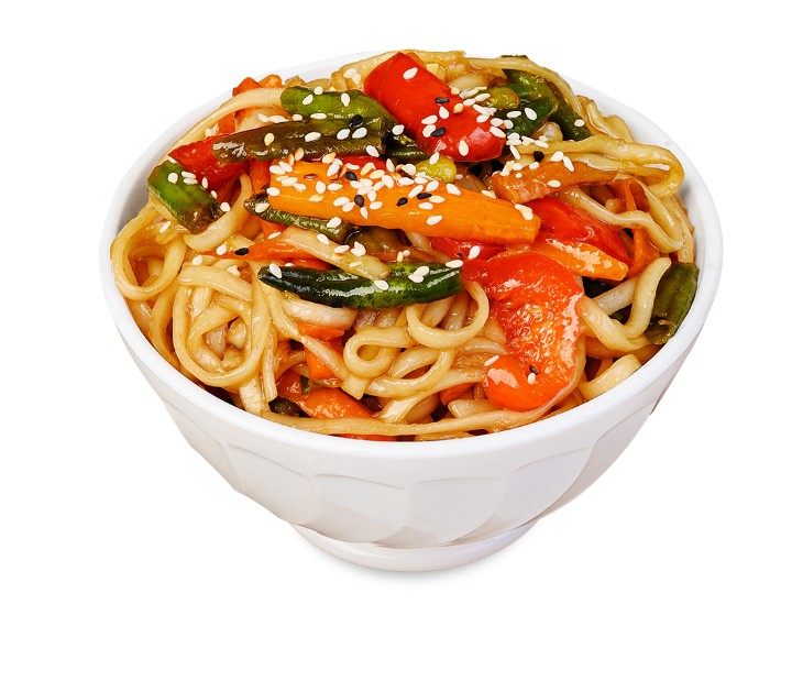 Wok с овощами (пшеничная лапша)