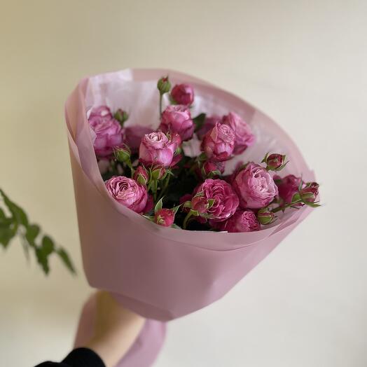 Моно из кустовых роз