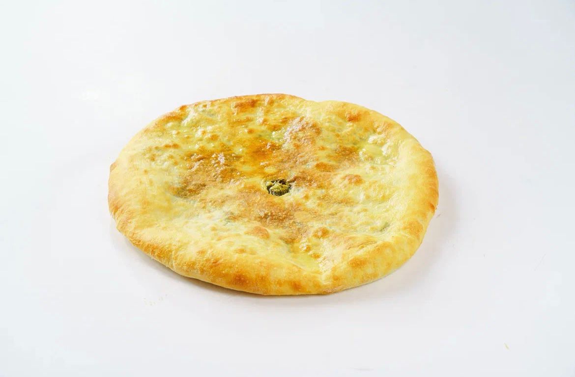 Хачапури с сыром и зеленью