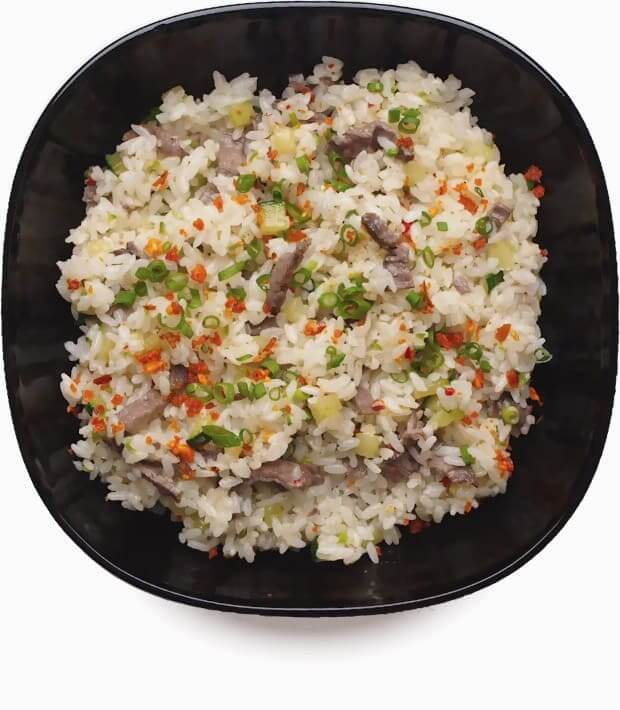 Рис с говядиной и овощами