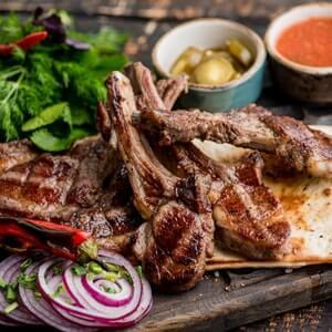Шашлык из баранины (ассорти)