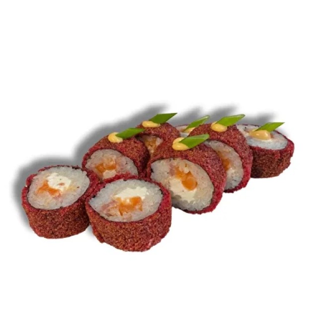 Ролл «Дон Бекон» с лососем