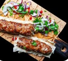 Люля-кебаб из свинины и телятины