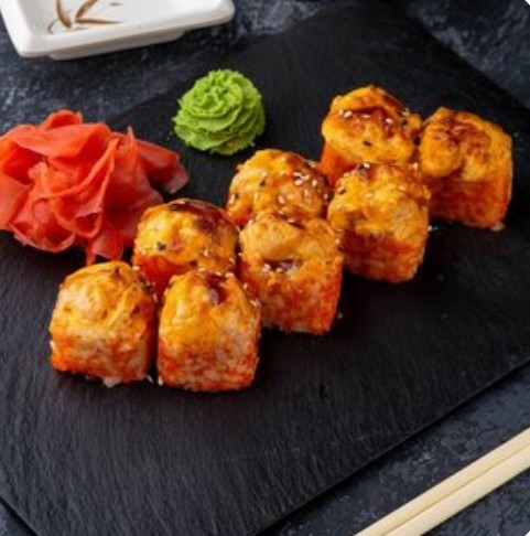 Запеченный ролл Спайси-сяке яки