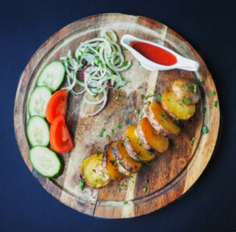 Картофель с курдюком