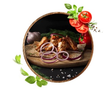 Шашлык из куриной голени (крылья)