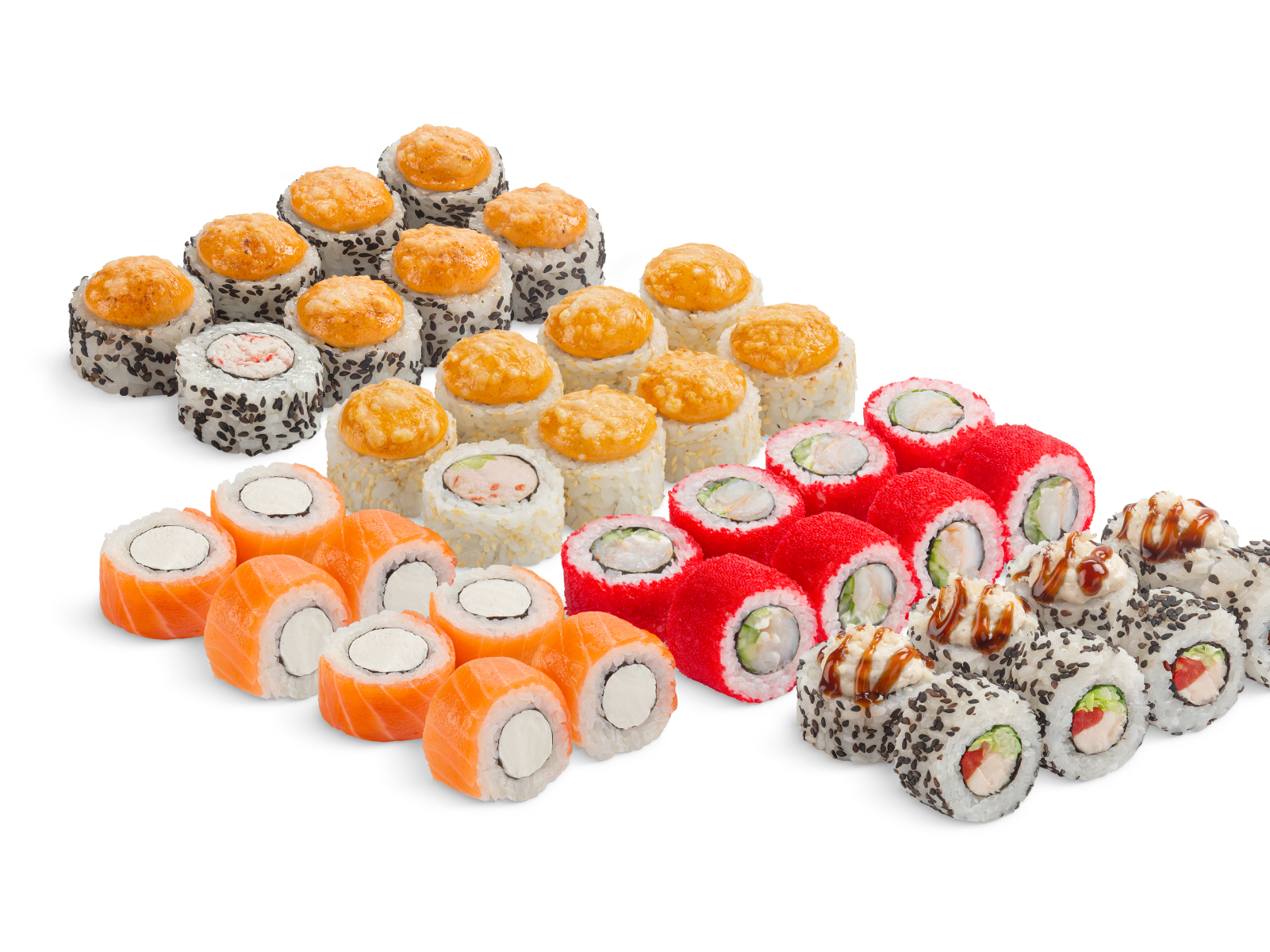 Сет Сити с белым соусом