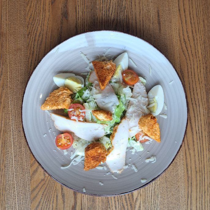 Цезарь с курицей