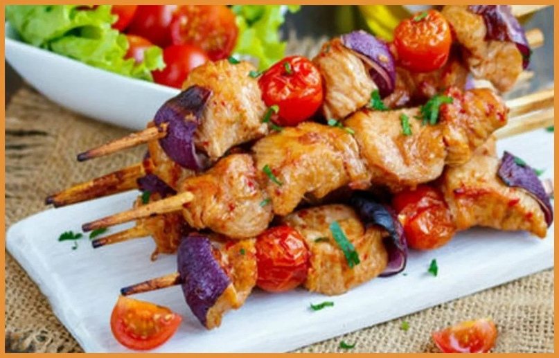 Куриное филе с овощами