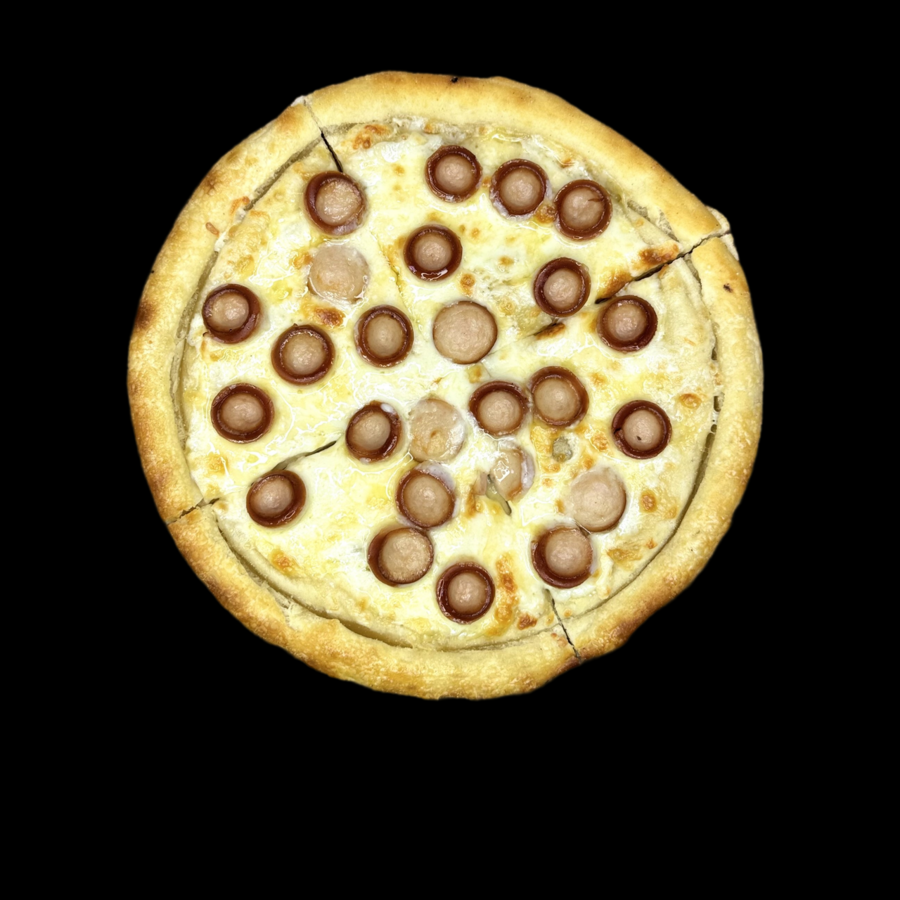 Мини пицца с сосисками из индейки