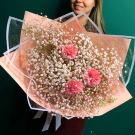 Букет «Персиковое Безе»