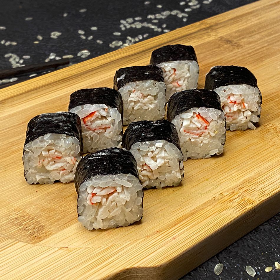 Маки с крабом