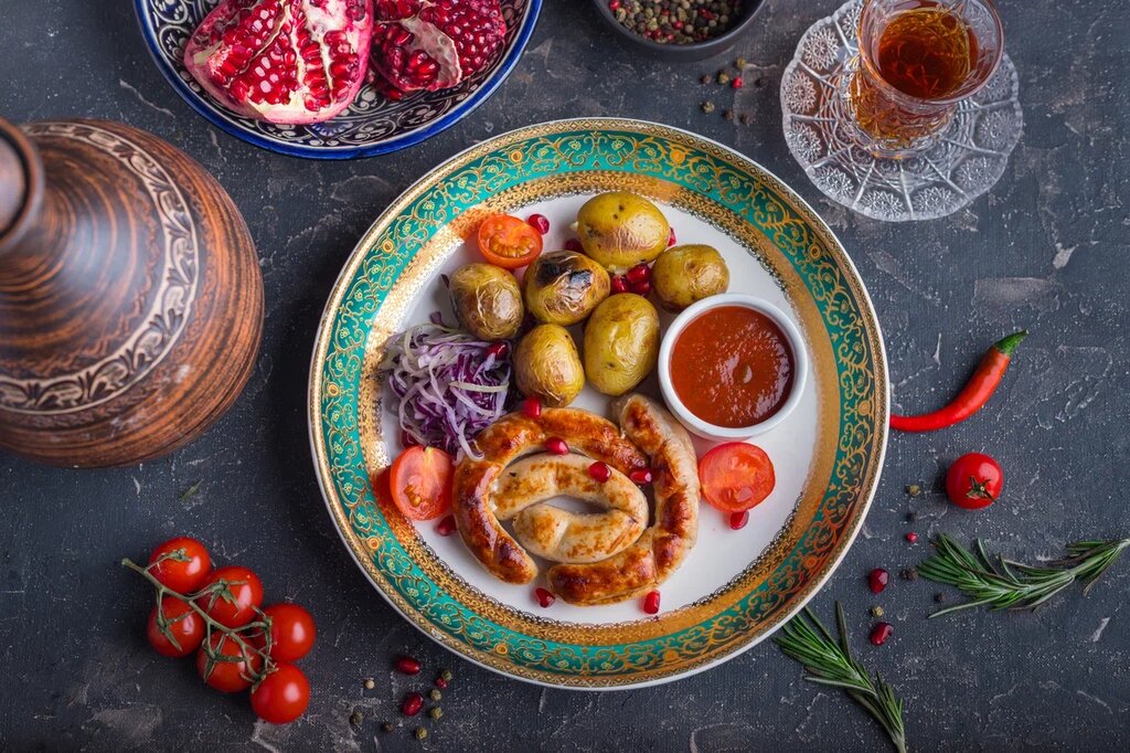 Купаты куриные с картошкой беби