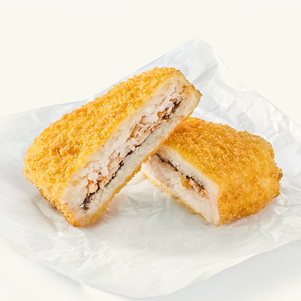 Горячий онигири со снежным крабом